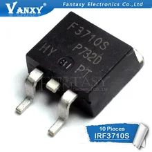 10 шт. IRF3710S-263 F3710S 3710S TO263 IRF3710 MOSFET N-CH 100V 57A D2PAK IRF3710STRLPBF