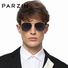 Мужчины сплав поляризованных очков PARZIN, водитель бренда классического очков авиатор очки лягушка зеркало покрытие красочных летние аксессуары
