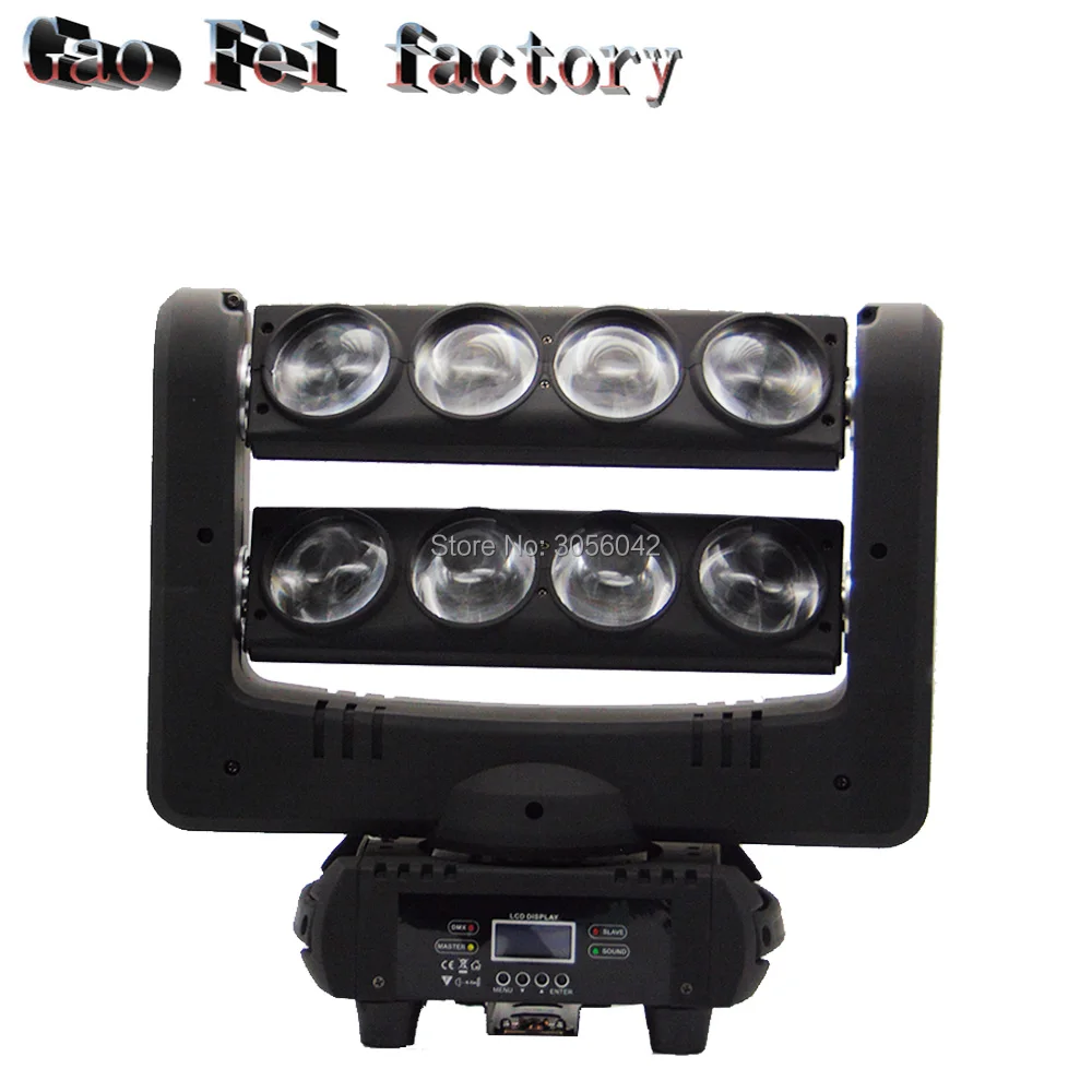 

Mini Spider Moving Head 8x6w Cree LED RGBW Beam Stage Dj Disco show