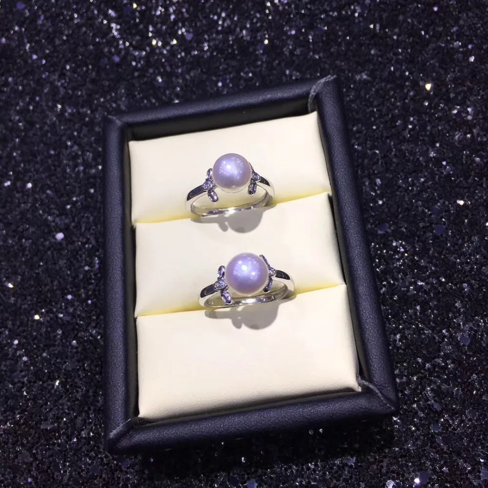 

Resizable Free Size Adjustable Pearl Ring Settings Findings Mountings s Parts for Oyster Edison Pearls Corals Jade Beads Stones
