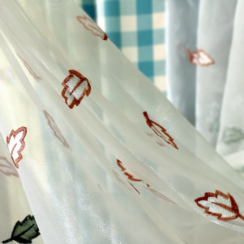 Cortinas de cuadros verdes de estilo fresco Rural cortinas de princesa para sala de estar dormitorio chica ventana tratamientos algodón poliéster