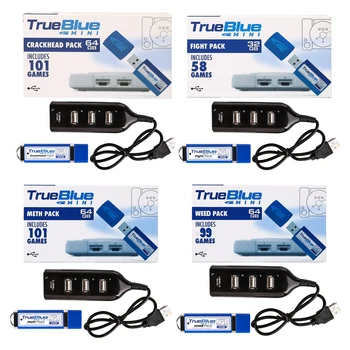 

HOBBYINRC 4pcs Kit True Blue Mini Crackhead Pack +Weed Pack +Meth Pack +Fight Pack for PlayStation Classic 361pcs Games Accesses