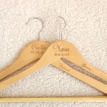 Персональная Свадебная Вешалка на заказ подружки невесты/жениха деревянный именованный платье вешалка DIY Свадебная вечеринка украшения вешалка поставки