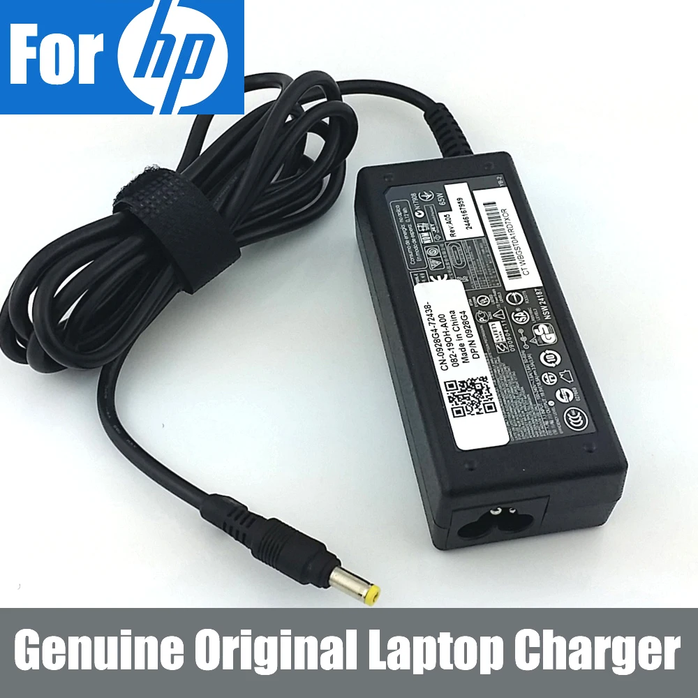 Оригинальный адаптер питания 65 Вт для HP Mini 311 1000nr 1000CA 1037NR|for hp|hp mini power cordhp cord |