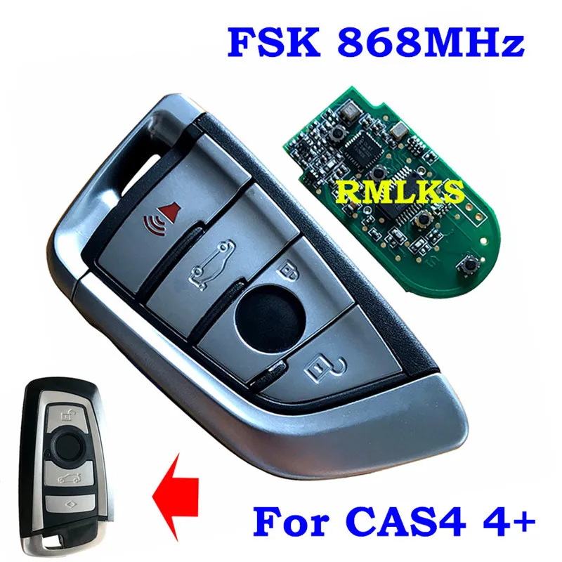 

4BTN Smart Key Remote Fob For BMW F Series FEM BDC/7 Series CAS4 CAS4+ 730 740 750/5 Series 520 525 530 535 433 868 315MHz FSK