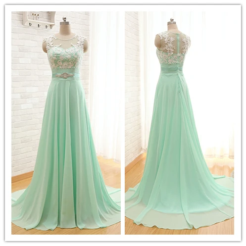 Aliexpress com Buy Mint  Green  Bridesmaid  Dresses  