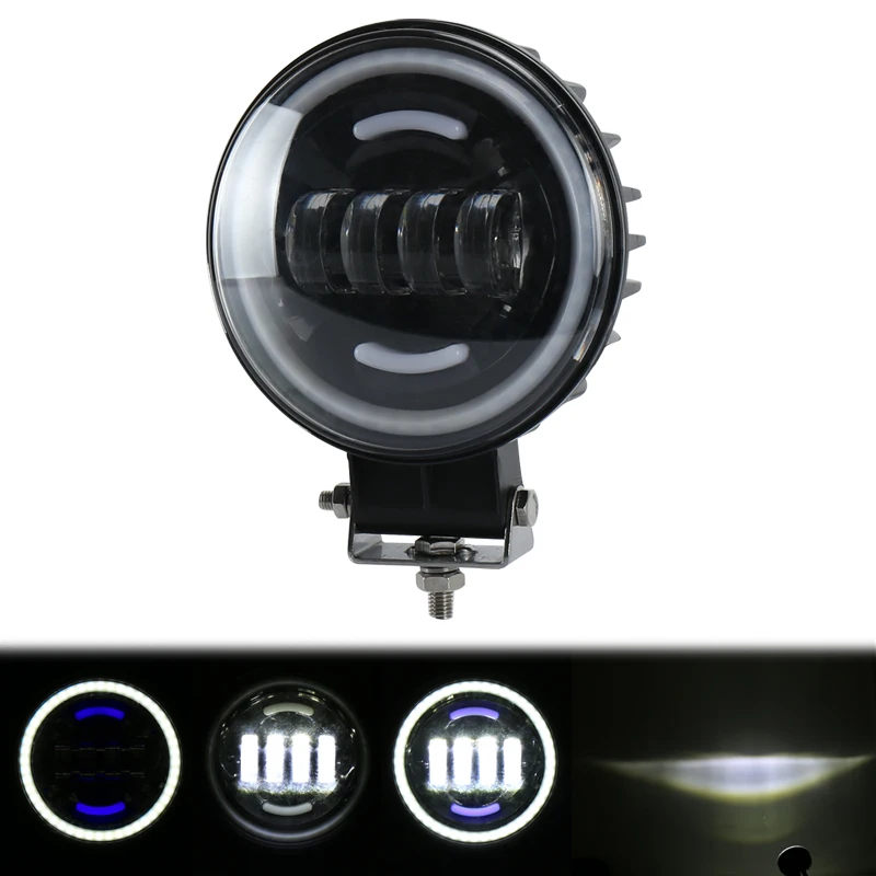 2 шт./лот 6 дюймов 35 Вт светодиодные вспомогательные огни 12 В Прожекторы для автомобильного бампера Wrangler лампы DRL белого цвета огни для ATV SUV грузовиков