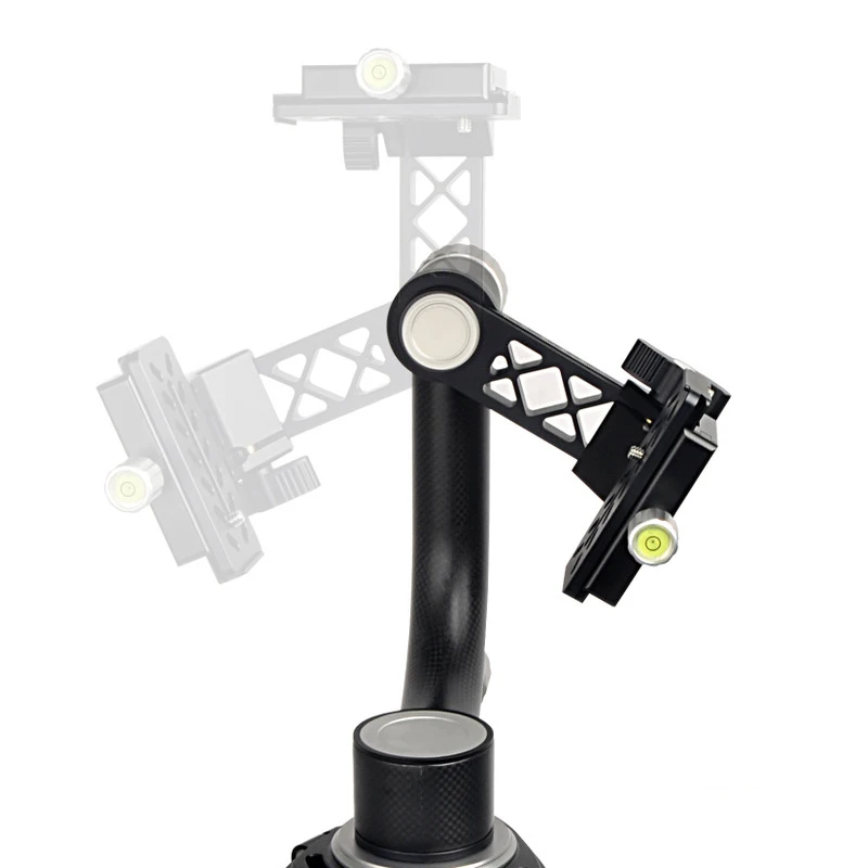 

Tripod Head Panoramic 360 Degree Panoramic Gimbal with Arca-Swiss Standard 1/4'' Quick Release Plate for DSLR Camera