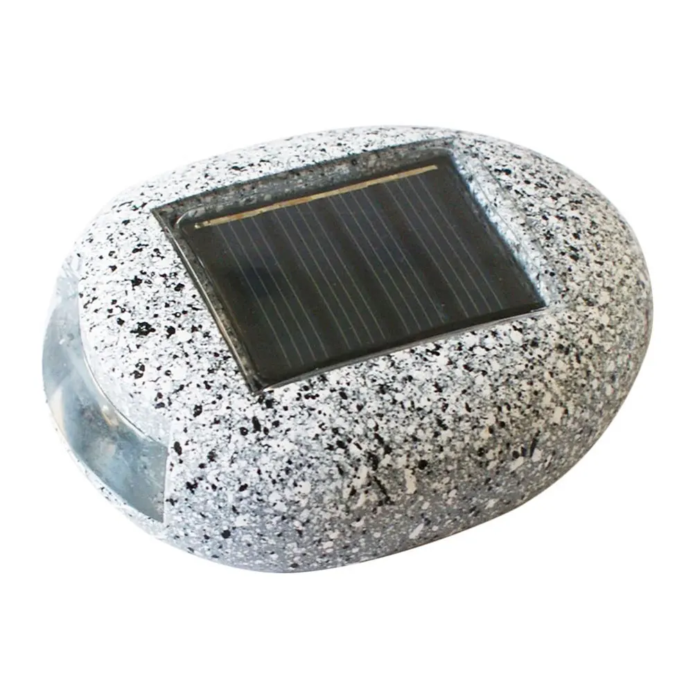 Beste Nieuwe LED Begraven Solar Licht Steen Vorm Onder Grond Lamp Home Garden Solar Power Outdoor Path Way Decking IP65 Solar lamp