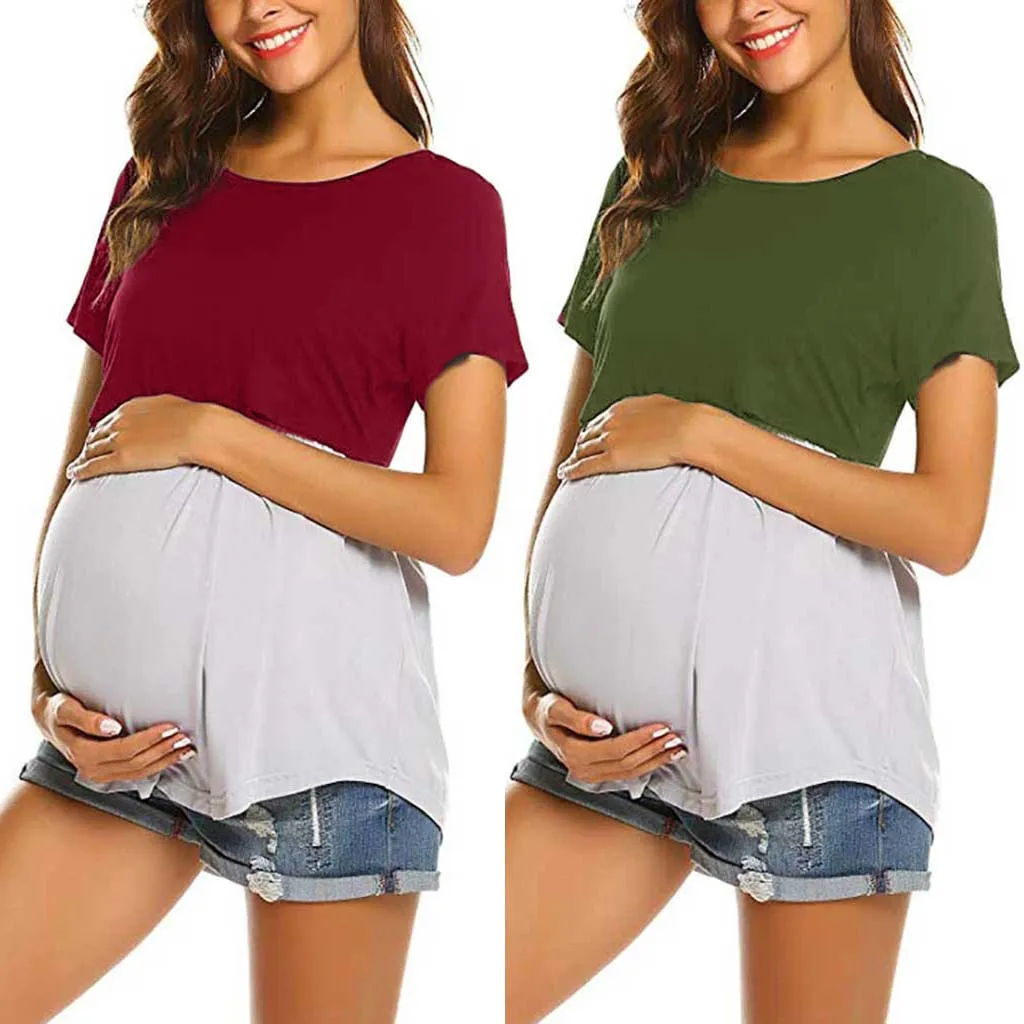 Female Maternity Tees For Pregnant Women Pregnant Maternity Nursing