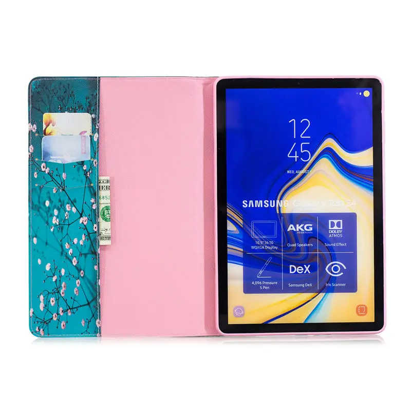 Чехол для samsung Galaxy Tab S4 10,5 T830 T835 SM-T830 SM-T835 10," чехол для планшета Модный чехол с рисунком+ пленка+ стилус