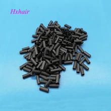 5000 шт простые Усадочные трубки/черные и прозрачные/инструменты для наращивания волос