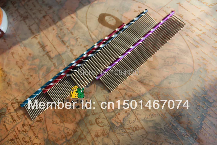 

Colorful Stainless Steel Pet Comb Dog Cat Comb Free Shipping
