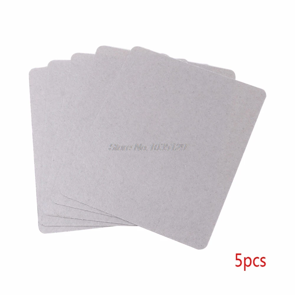 

5Pcs Mica Plate Sheets Microwave Oven Replace Part 120x150mm Universal For Midea Whosale&DropShip