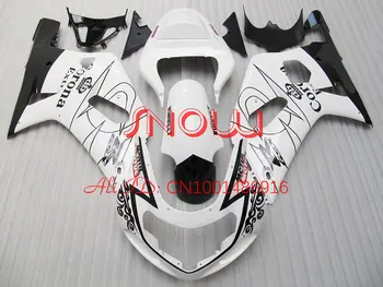 

Black/White West for SUZUKI GSX R600 R750 01-03 GSXR 600 GSXR600 GSXR750 GSX-R600 750 K1 01 02 03 2001 2002 2003 Fairing Kit