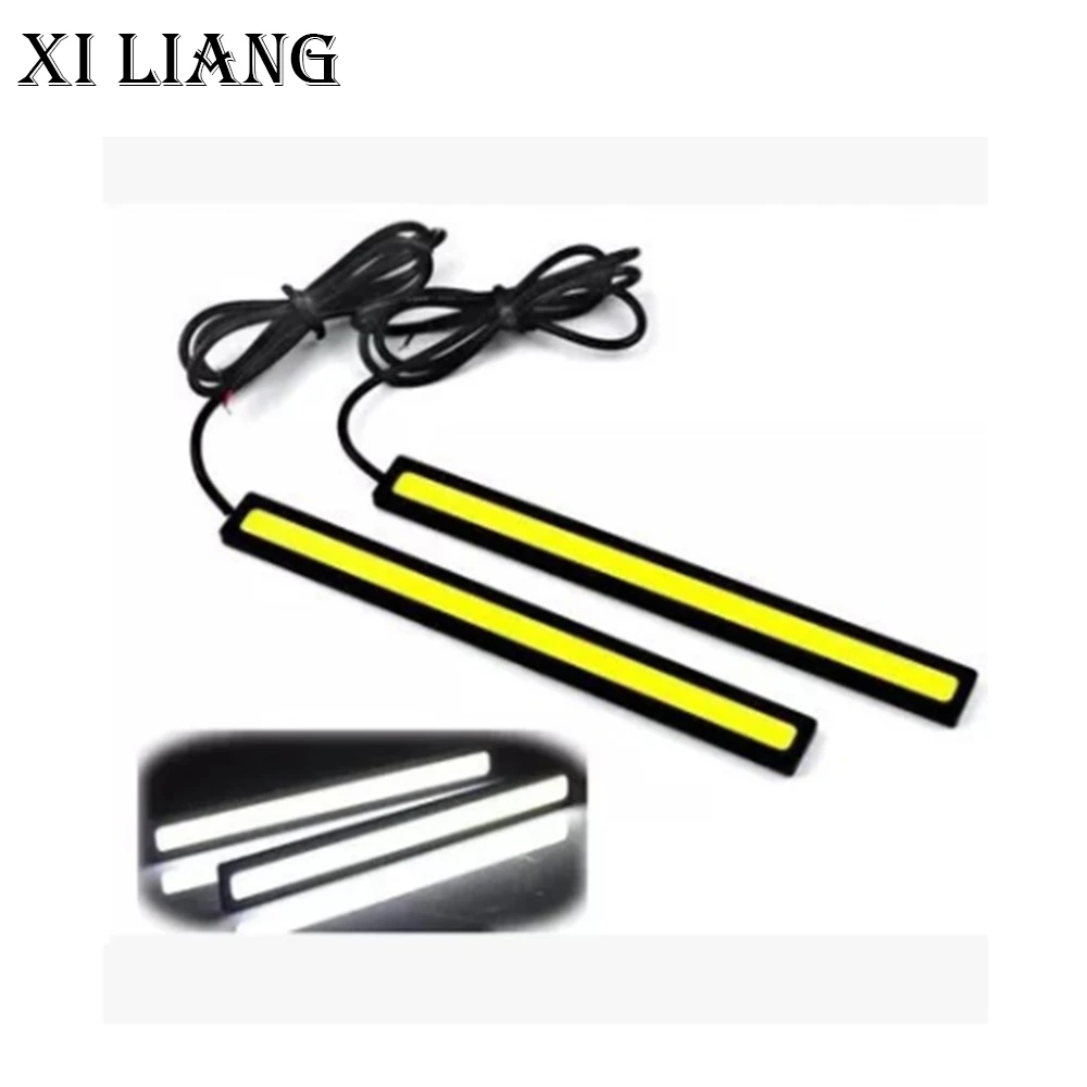 

17cm COB 3W 28 led chip Daytime running light DC 12V 17cm 100% Waterproof Super Bright Auto Car DRL Bar light Driving lamp