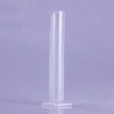 250 мл Градуированный лабораторный Пластиковый Полипропиленовый жидкий цилиндр с носиком