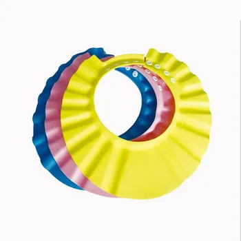 

Children's Bathing Hat Safe Shampoo Shower Bathing Bath Protect Soft Cap Hat for Baby Wash Hair Shield Bebes Baby Toiletries