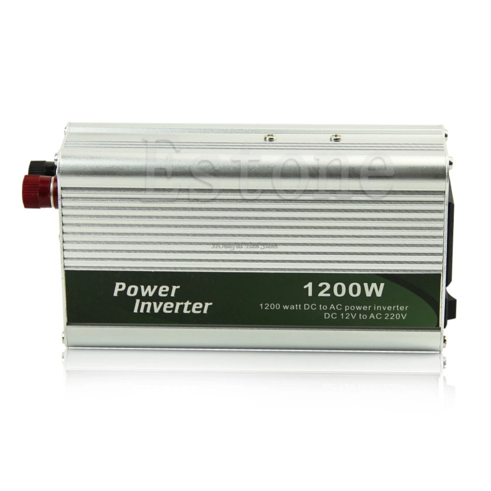 1200W DC 9,7 V-15,5 V в AC 220V инвертор для автомобильного зарядного устройства преобразователь питания модифицированный синусоидальный инвертор