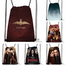 Custom New arrive Twilight Drawstring Backpack Bag Cute Daypack Kids Satchel (Black Back) 31x40cm#180531-02-12