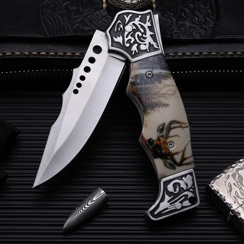 2018 New Free Shipping Fixed Tactical Outdoor Folding Knife High Quality Survival Camping Pocket Hunting Knives EDC Tools