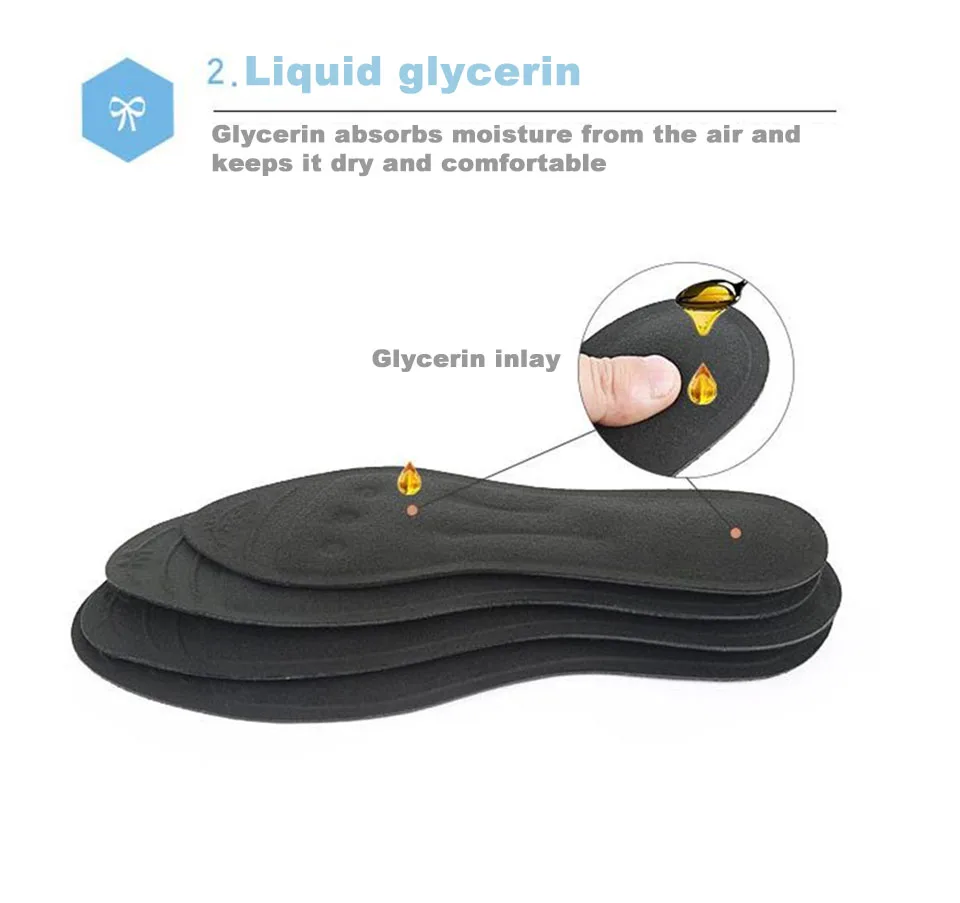 Liquid glycerin insoles aa3