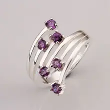 Estilo de verano fina artificial 925-sterling-silver platea los anillos plateados de la joyería de plata anillos de boda para las mujeres SR339