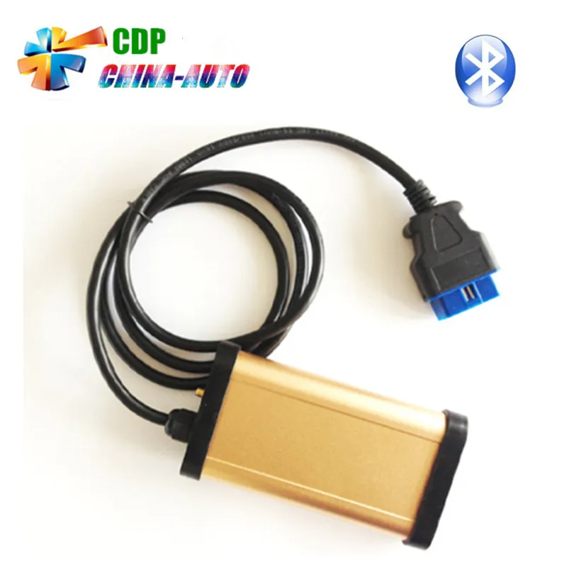 10/пакет Золотой CDP PRO с Bluetooth 2013 R3 с русификаторы Авто OBD2 диагностического инструмента для автомобилей/грузовики/Generic не оки чип