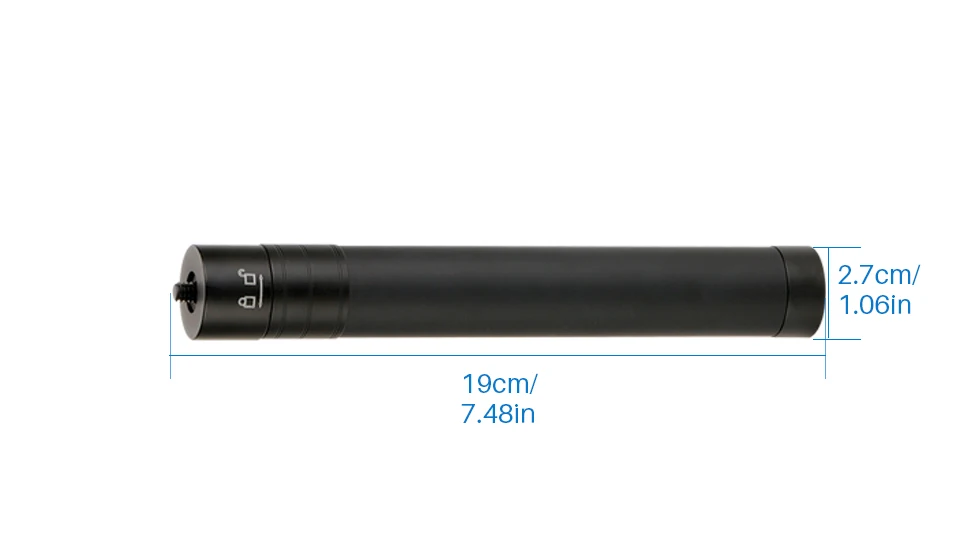 Гладкая 4 удлинительная палка 29 дюймов выдвижная телескопическая штанга монопод Штатив для DJI OSMO mobile 2 Gimba, Feiyu Vimble 2 G6 G5