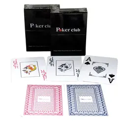 Пластиковые игральные карты влагостойкие покер матовый широкий большой линии издание Техасский покер