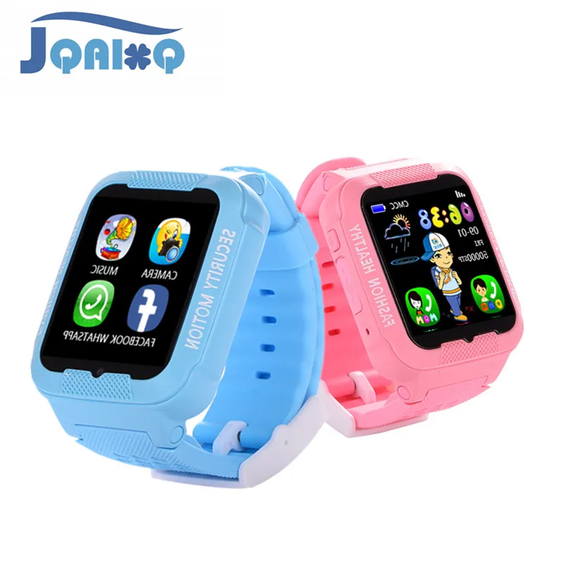 

Child Smartwatch IP67 Swim GPS Touch Phone Smart Watch SOS Call Location Device Tracker Kids Safe Anti-Lost Monitor With Camera