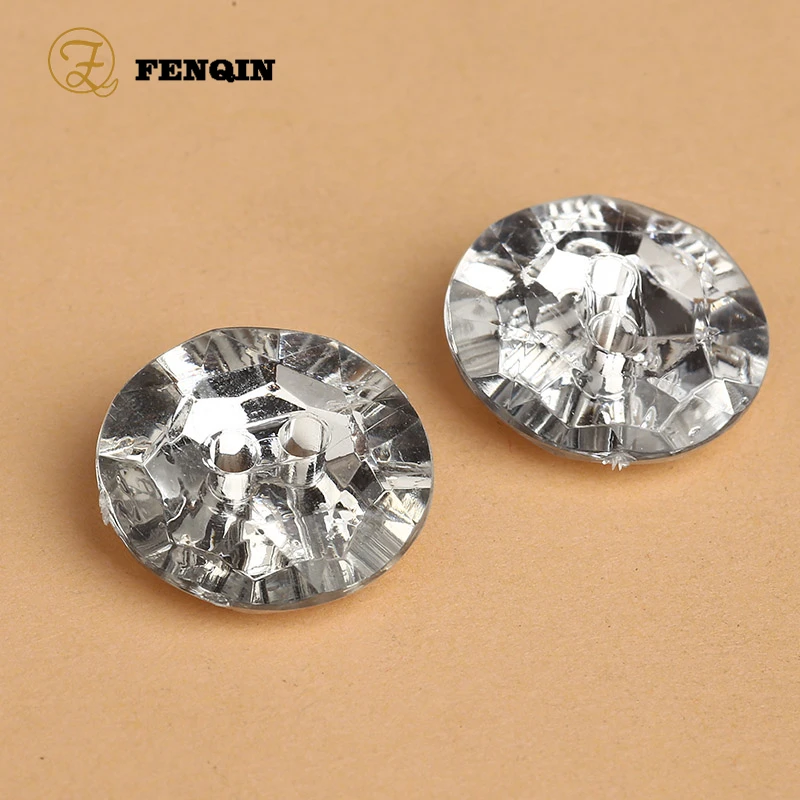 FENQIN Hot high-end simple button plastic plating round female shirt coat fashion analog diamond W06D823 | Дом и сад