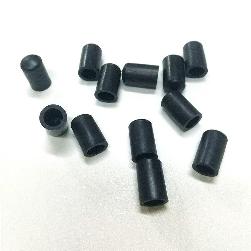 端部保護キャップ】内径5mm×深さ15mm×厚さ0.8mm・黒色/1000個 端部保護キャップ】内径5mm×深さ15mm×厚さ0.8mm・黒色/1000個