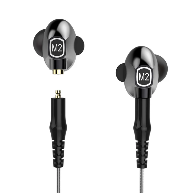 M2 2 in 1 Wireless Bluetooth Headphones + Wired Earphones with Mic 2