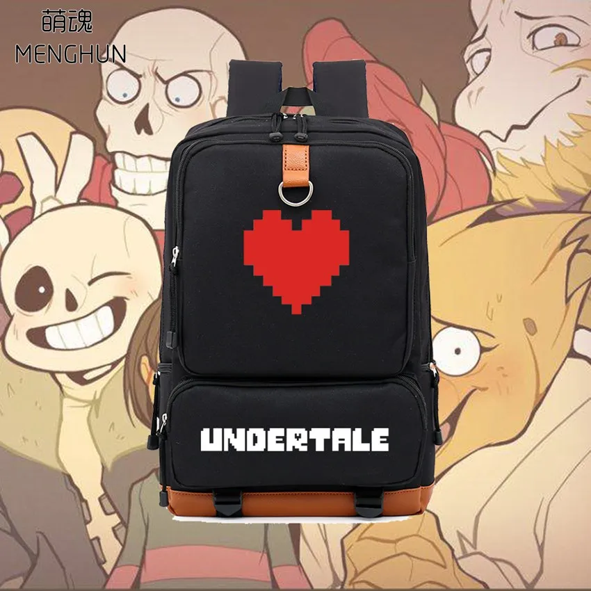 

New game concept undertale backpack 15.6 inches laptop backpacks school bag for student high capacity undertale backpacks nb224
