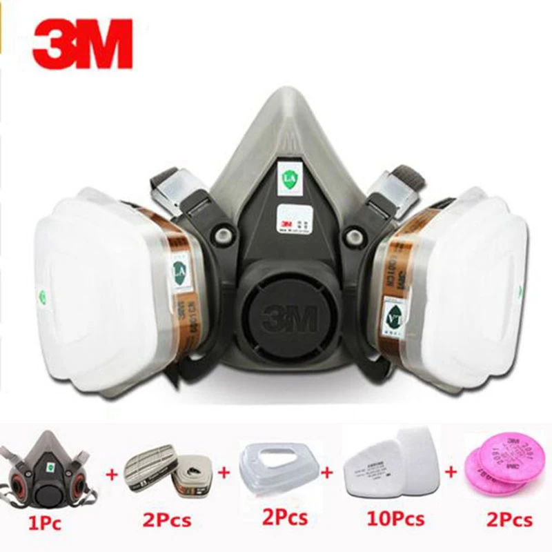 9-in-1-Suit-Half-Face-Gas-Mask-Respirator-Painting-Spraying-Dust-Mask-For-3-M
