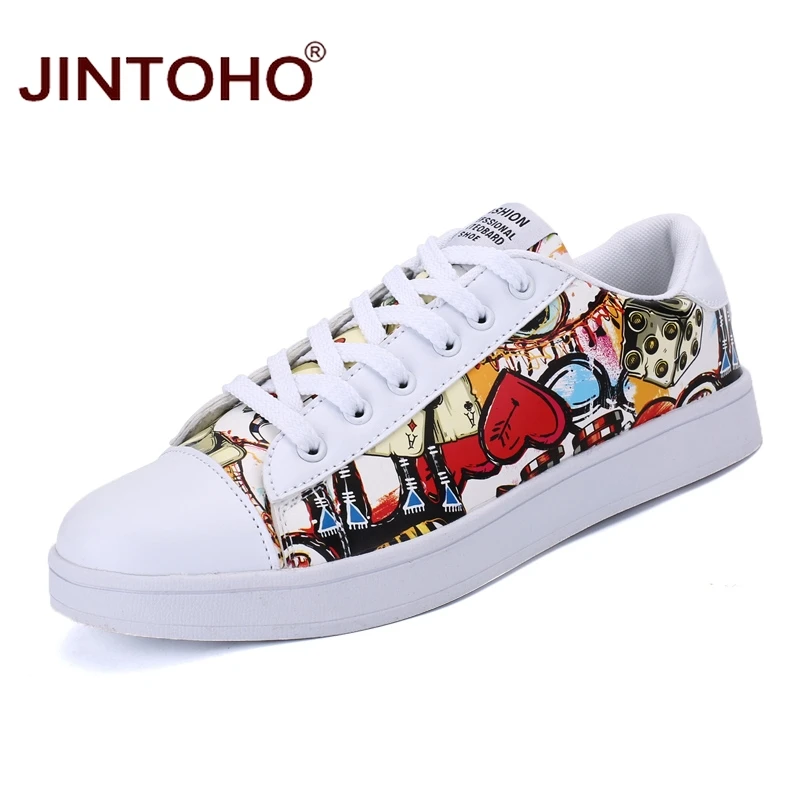 JINTOHO Men Skateboarding Shoes Man Sport Shoes China Sports Sneakers Canvas Espadrilles Men Shoes Athletic Training Shoes 