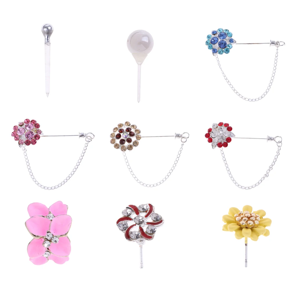 New Beautiful Metal Hair Clip Flower Hairpins Hair Clips for   Doll for BJD 1/3 1/6 Doll Hair Accessories