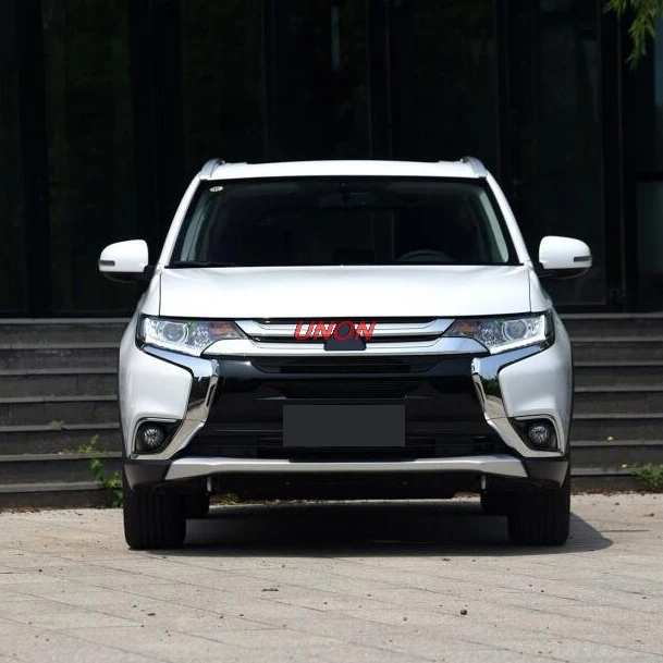 Unon для Mitsubishi Outlander 2013 углеродное волокно хромированная дверная ручка Чаша крышка чашки протекторы