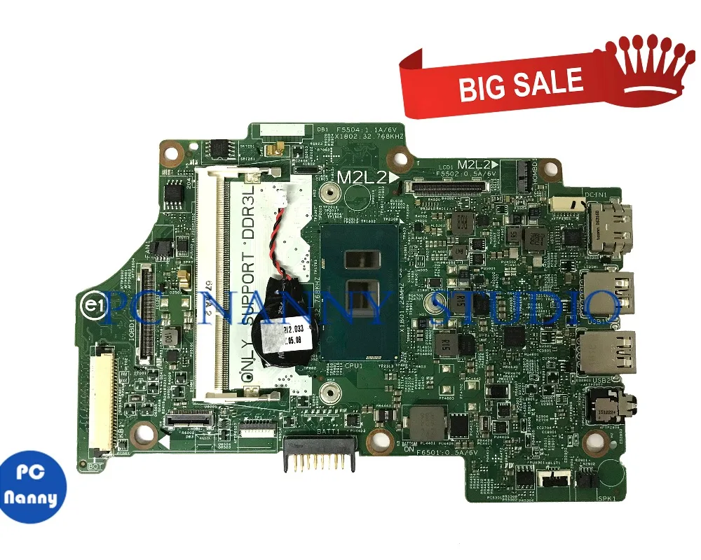 

Материнская плата для ноутбука Dell Inspiron 7359, PCNANNY 09GH9H 9GH9H, модель 14275-1 DDR3L
