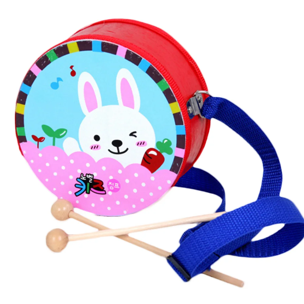 Mini Musical Instruments Drum Horn Music Toy Set Baby Grasp Hand Bell Drum Fun Early Educational