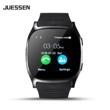 

Juessen T8 Bluetooth Smart Watch Support SIM TF Card With Camera Sports Wristwatch