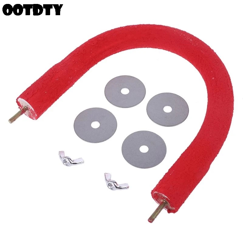 

Parrot Perch Bird Stand Natural Wood Branches Nail Perches Claw Grinding Cage Toys