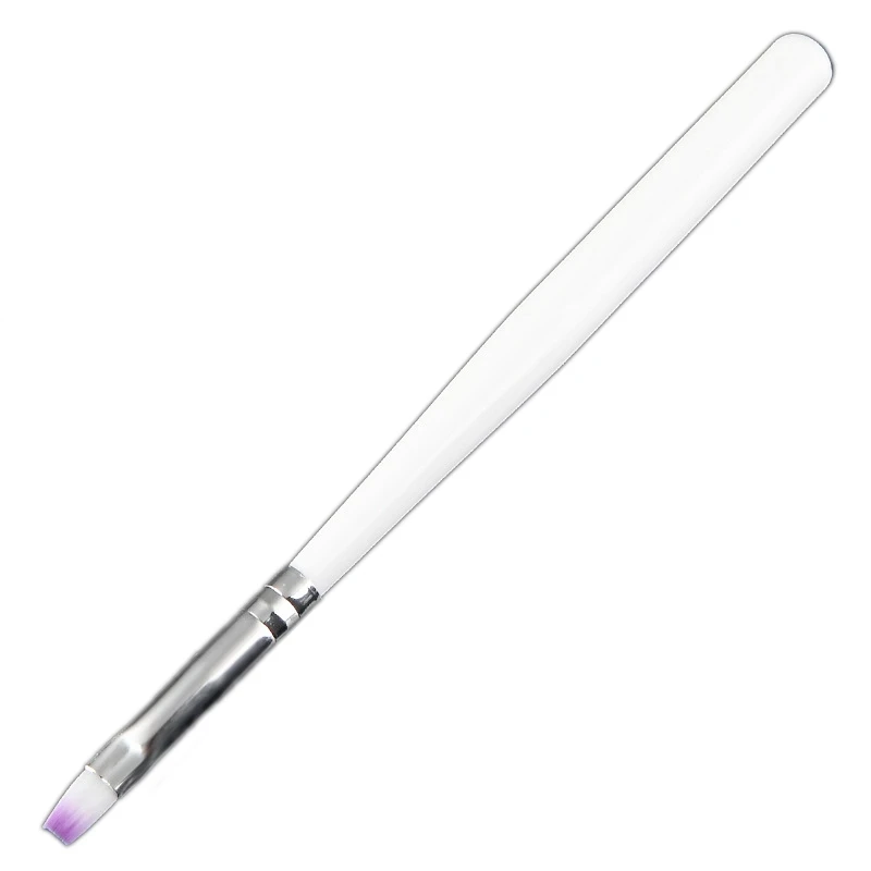 

Monja Nail Art Flat French Image Diy Design Painting Brush Uv Gel Polish Extension Builder Drawing Pen Manicure Tool
