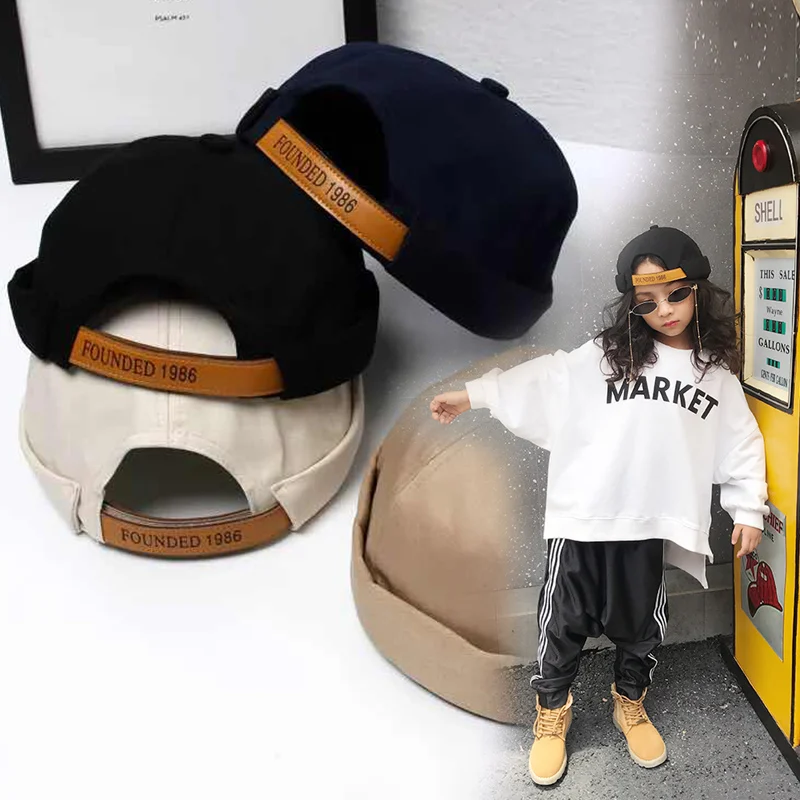 

Children's landlord hat 2018 new fashion hip hop joint personality flawless hat