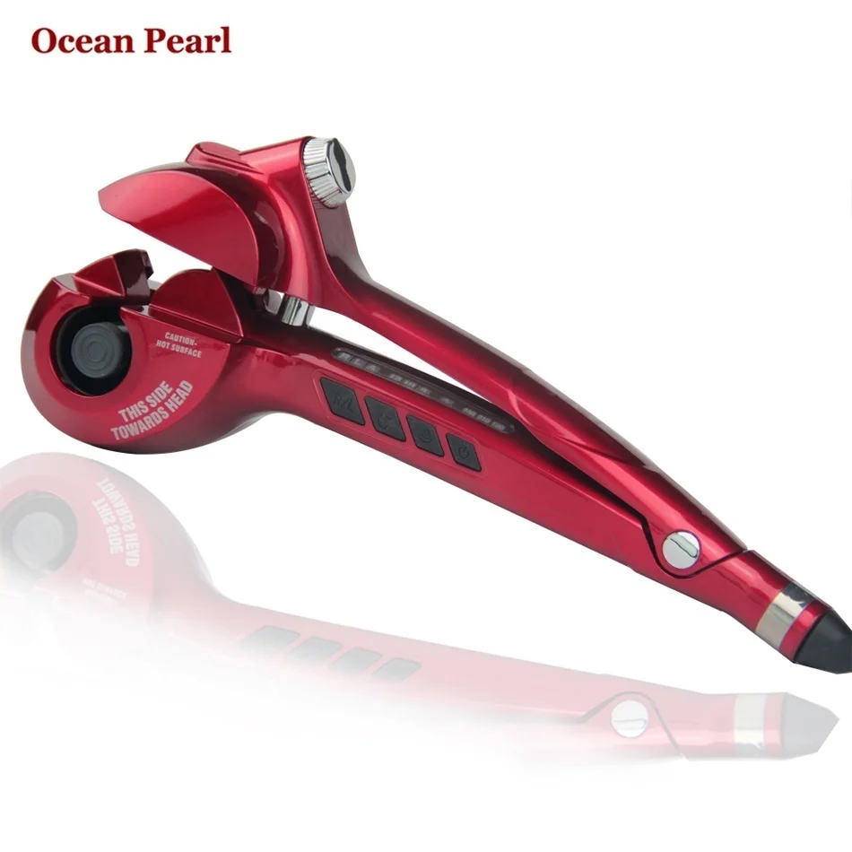 

Electric Automatic Hair Curler with Steam, Professional Spraying Ceramic Curling Iron Wand Magic Curl Machine