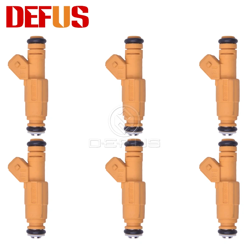 

DEFUS 6X Fuel Injector Nozzle 0280155710 For Jeep Cherokee xj 4.0L Ford Explorer 4.9L Replace F6VE-A5A Injection 0280155700 NEW