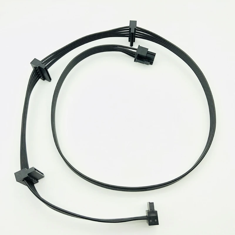 Компьютерный кабель PCI E 6 Pin Male 1 к 4 SATA разветвитель питания для Corsair RM650X RM750X RM850X