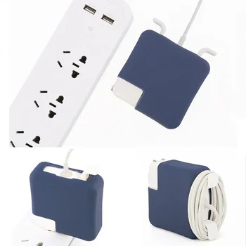 

Accessories Laptop Sleeves Organizer Silicone For MacBook Protective Case Cover Charger Dustproof Protectors Adapter