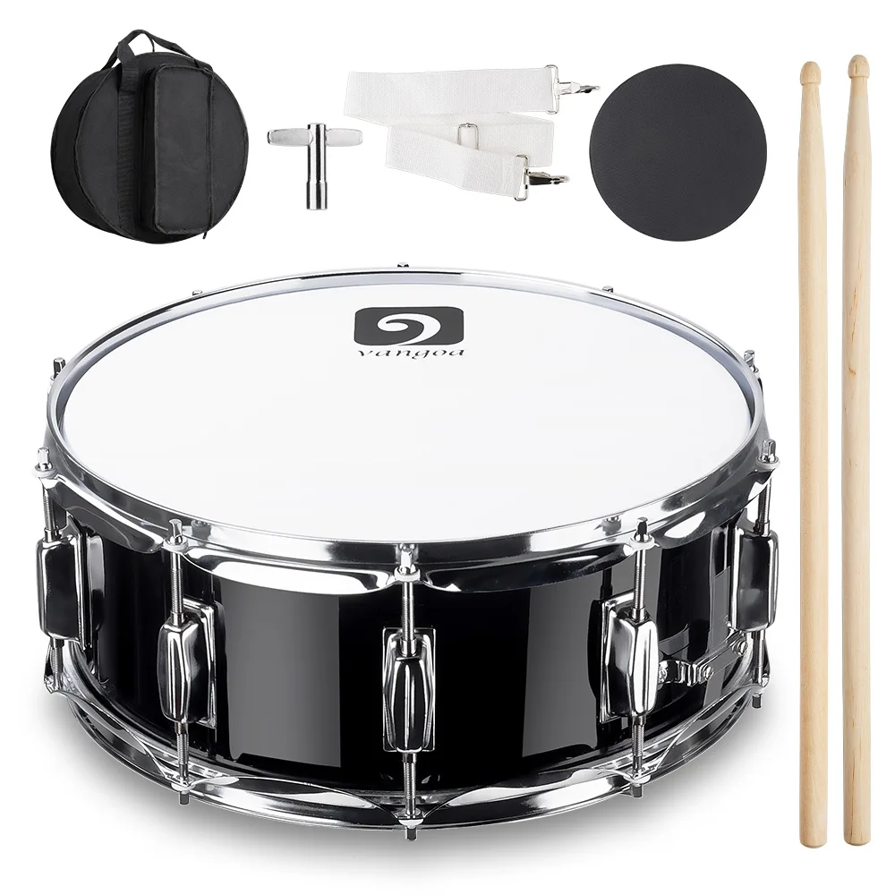 14 дюймовый барабанный набор Snare &quotx 5 5&quot с барабанными палками клавишами